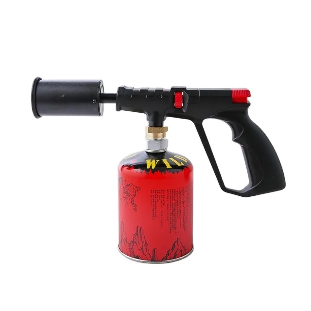 Portable Propane Torch Adjustable Flame 1400 Degree Outdoor Camping Torch Lighter Flame Gun Grill Roasting charcoal