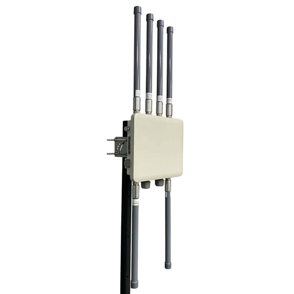 Outdoor Long Distance 2km Wifi Router 2.4g 5.8g 5400mbps Wifi6 Repeater CPE Wireless Wifi Access Point