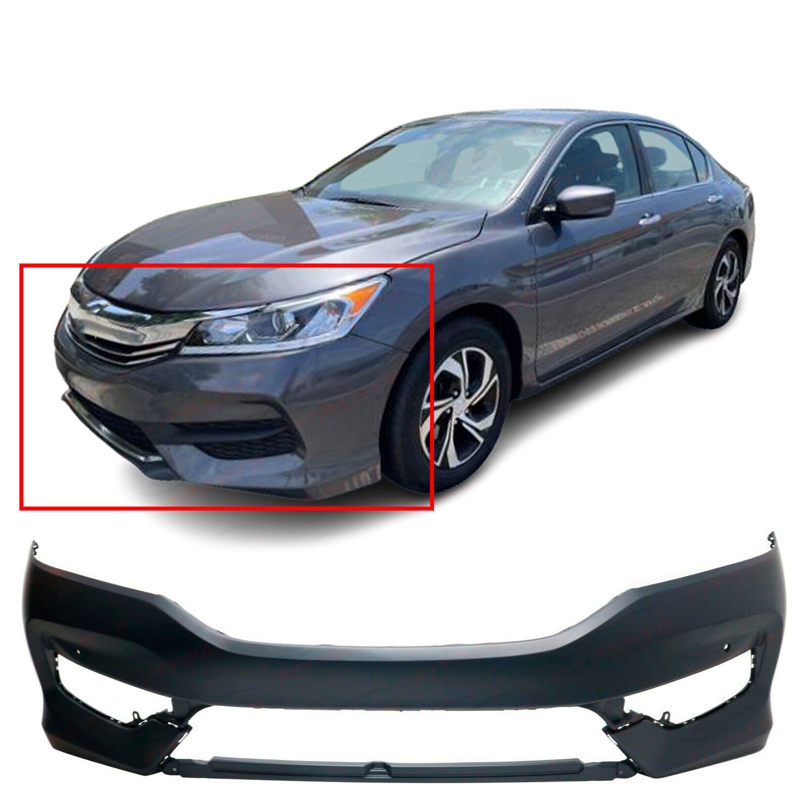 Car accessories front bumper Fascia front bumpers cover for HONDA ACCORD 2016 2017