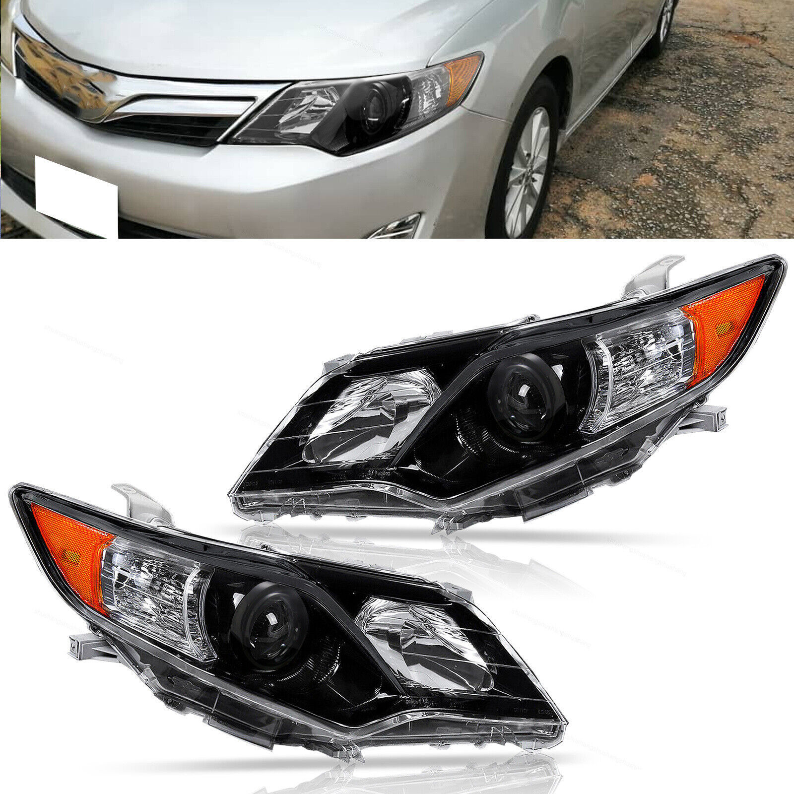 car front body kit headlamp headlights for 2012-2014 toyota camry others car light accessories