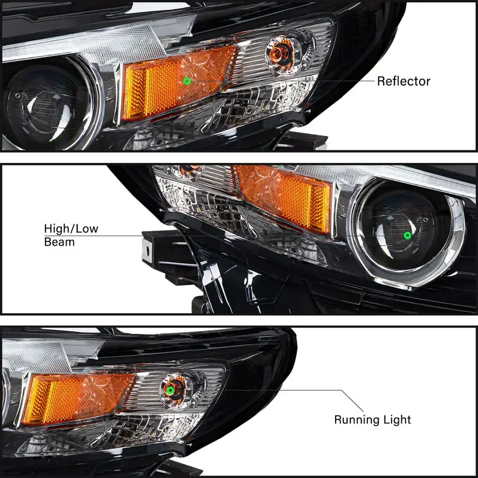 car body kits W/LOW USA ADAPTIVE with running light reflector high low beam For Mazda 3 2019 2020 2021