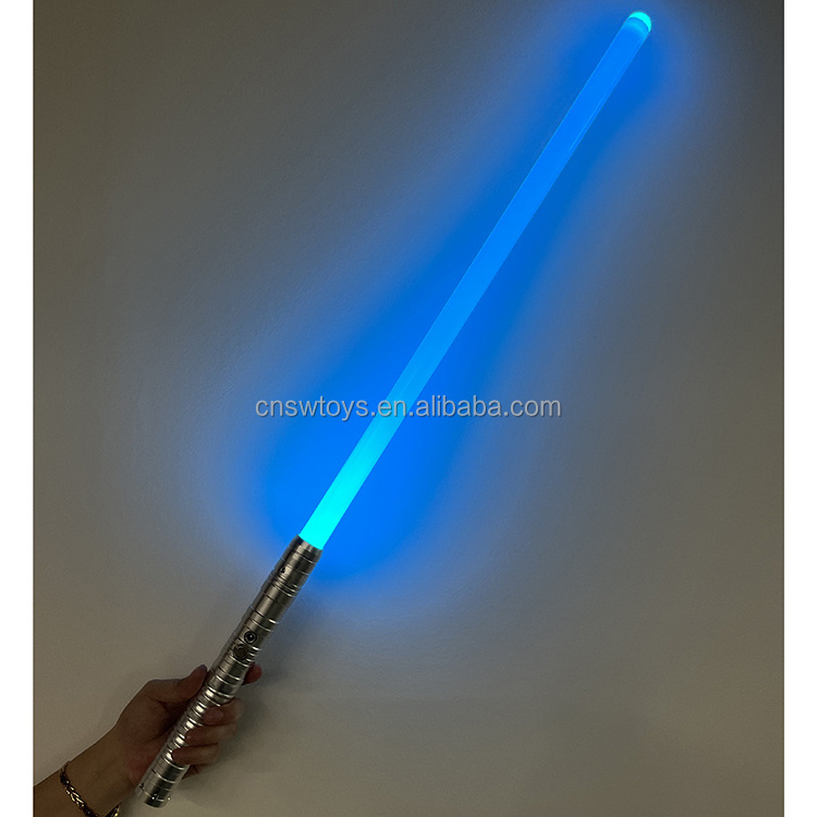 Hot RGB 14 Color Light Saber With Aluminium Handle Hitting Sound Toy Sword Light saber For Adults