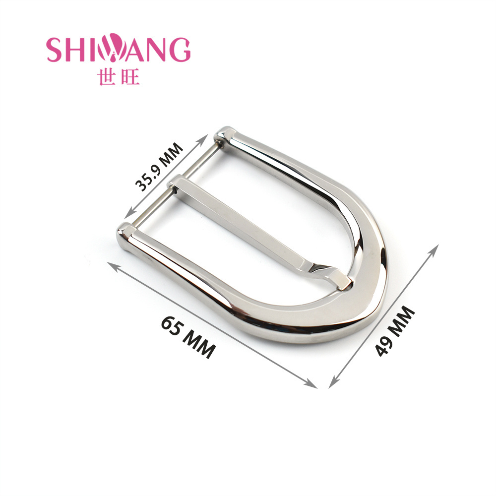 Stainless Steel 35mm Leather Belt Accessories Pin Belt Buckle for Man