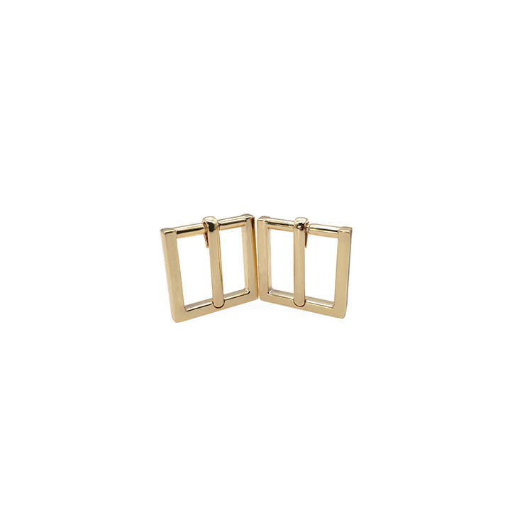 18mm Light Gold Square Pin Belt Buckle Metal Buckle for Handbag