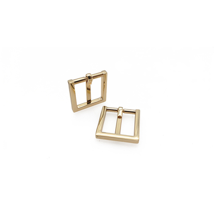 18mm Light Gold Square Pin Belt Buckle Metal Buckle for Handbag