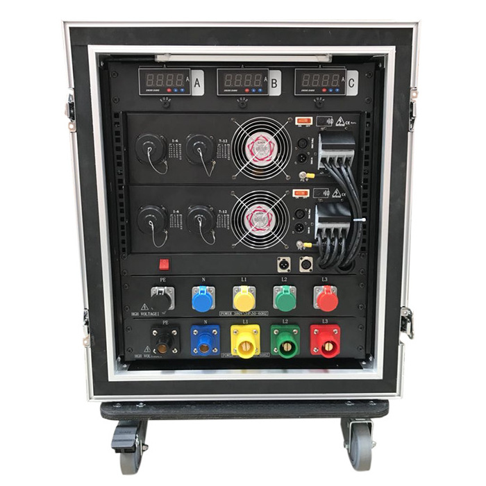 Factory customized 24 channels dimmer pack generation distribution box 400 amp camlock input and output stage power distributor