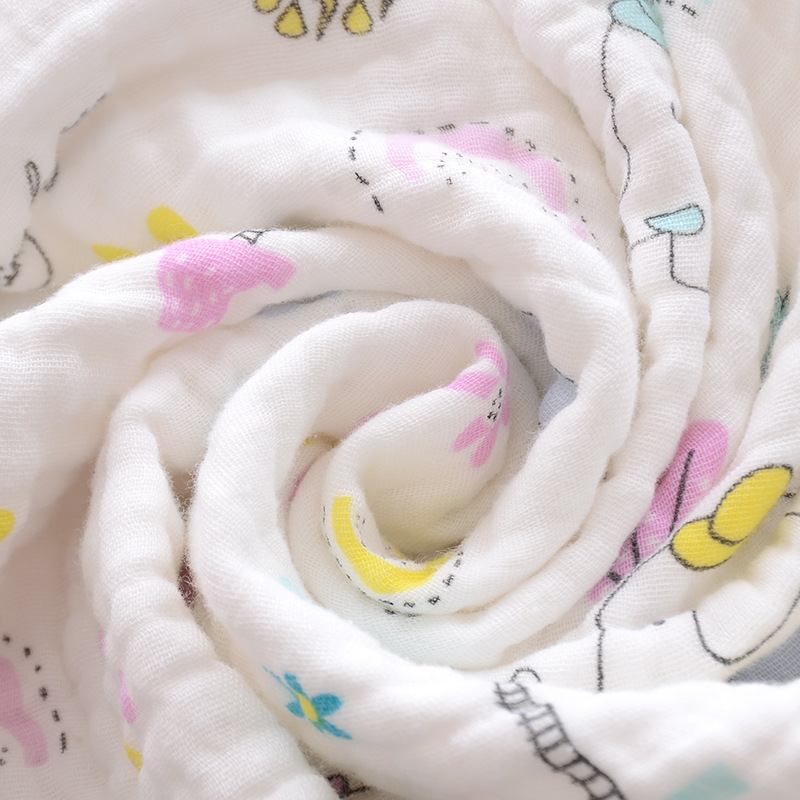 Dropshipping 6 Layer Muslin Baby Swaddle Blanket Muslin Blanket Organic Cotton Muslin Swaddle Blanket