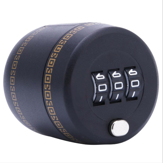 Red wine bottle three digit code lock wine lock vacuum wine stopper