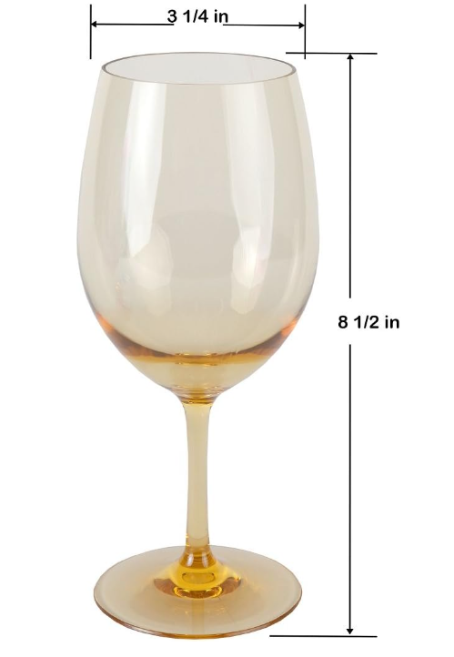 Acrylic Wine Glasses, Made of Shatterproof  Plastic and Ideal for Indoor and Outdoor Use