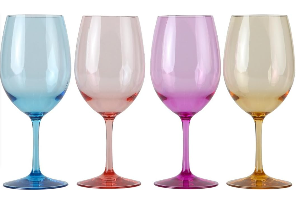 Acrylic Wine Glasses, Made of Shatterproof  Plastic and Ideal for Indoor and Outdoor Use