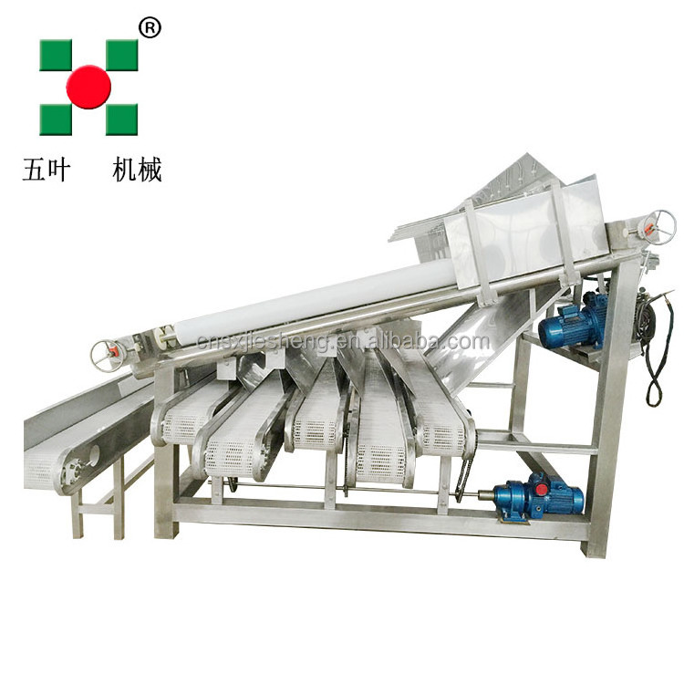 Stainless Steel Shrimp Sardine Fish Processing Equipment Shrimp Grading Machine for 6 grades