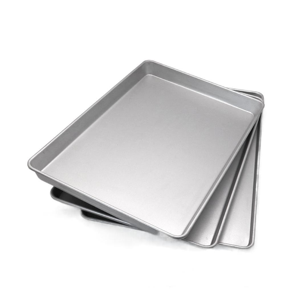 Factory Made Pans Pizza Pie Pan Stainless Steel With Griller Non-stick Baking Tray - Oven Dish For Bread Rolls