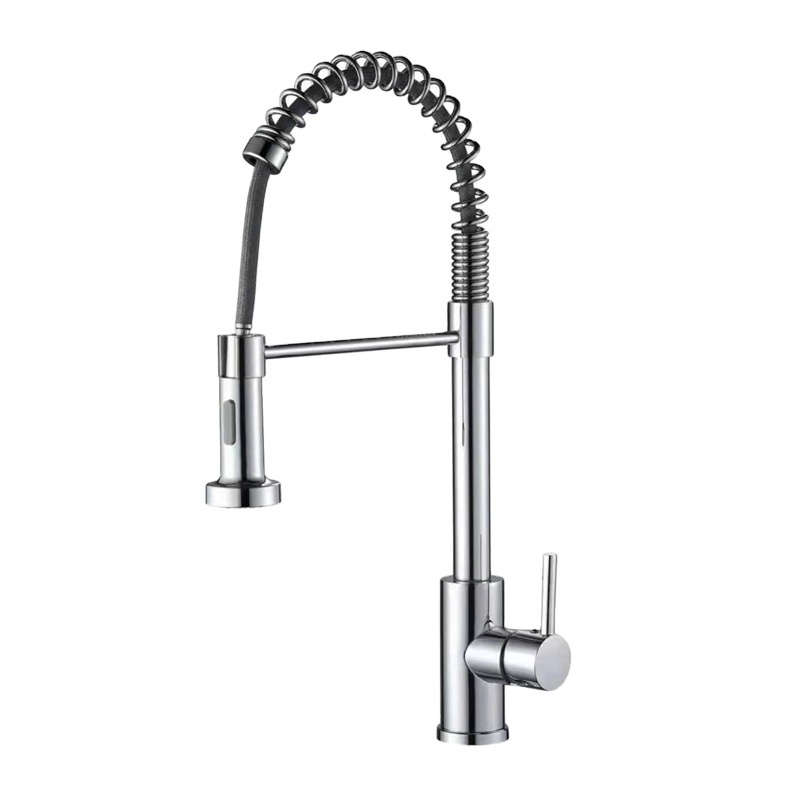 High Quality Brass Kitchen Faucet With Pullout Spray