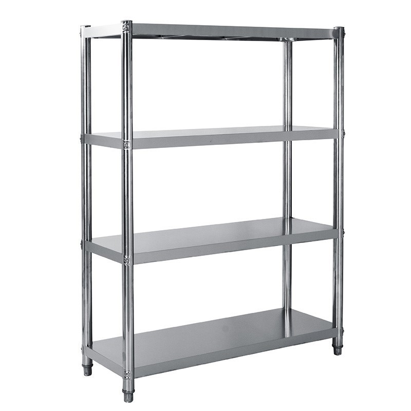 RUITAI 304 kitchen stainless steel metal display stand goods shelves storage shelf racks