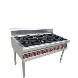 Professional Manufacture free standing cooking 4 burner gas stove For use in the hotel kitchen