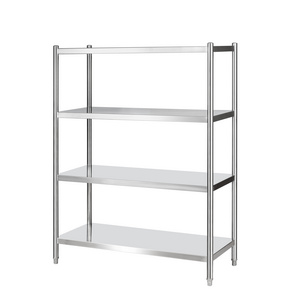 RUITAI 304 kitchen stainless steel metal display stand goods shelves storage shelf racks