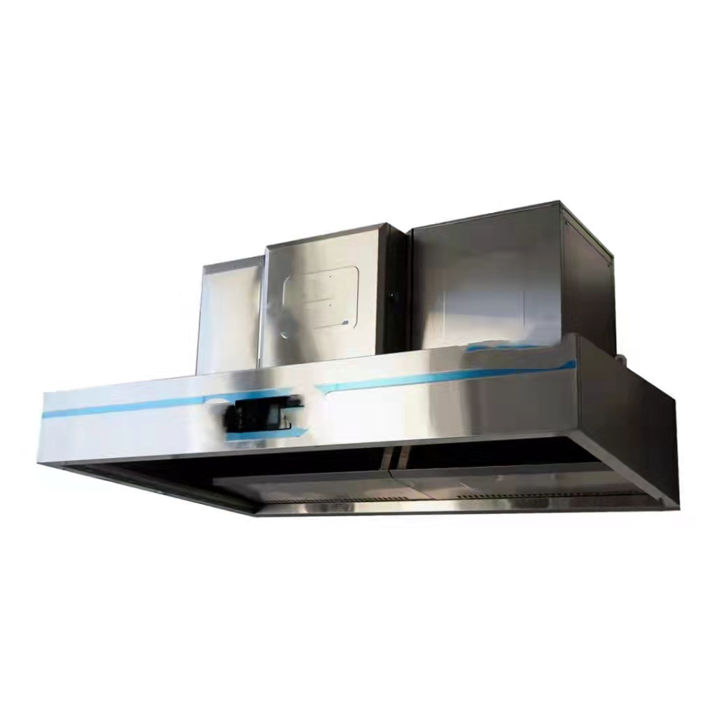 RUITAI factory commercial Kitchen good reputation double motor pull out smart range hood