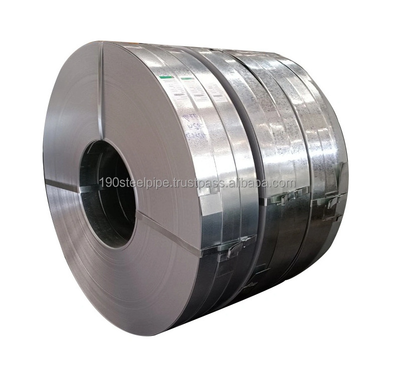 High Carbon Steel Packing Belt Strips Cold Rolled Flat Cold Rolled Tempered Blue Steel Strips for Springs