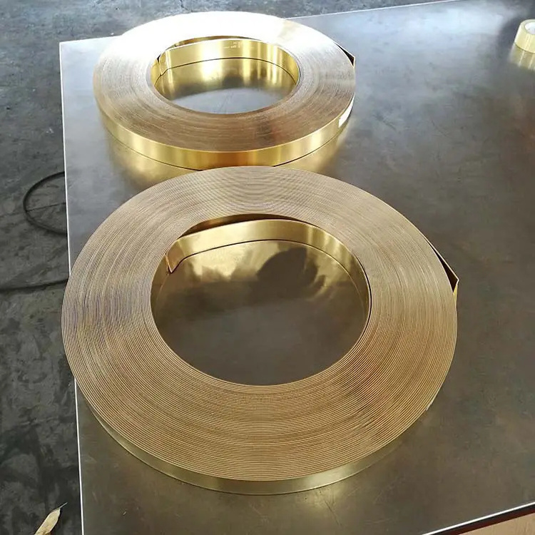 High quality astm 1mm 2mm c1100 c2680 c19010 alloy brass coil/copper strip