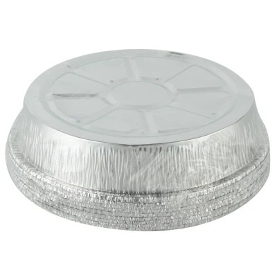 Disposable Kitchenware Cookware Baking Cake Pie Pan, Plate, Food Packaging Fast Food Aluminum Foil Container with Lids