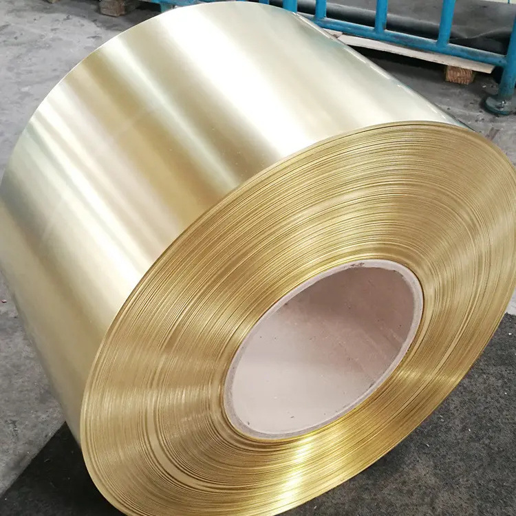 High quality astm 1mm 2mm c1100 c2680 c19010 alloy brass coil/copper strip