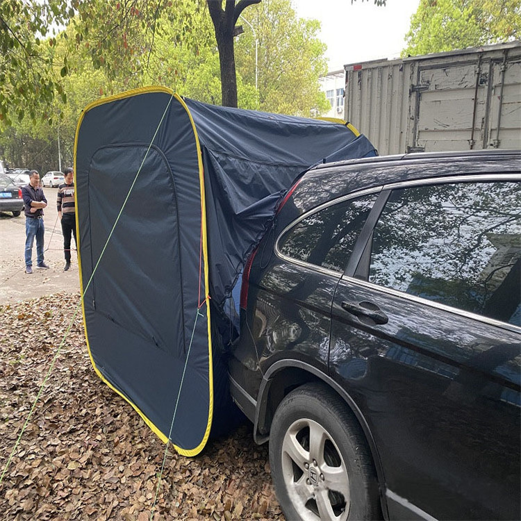 Outdoor SUV Car Rear Extension Tent Car Side Pop-Up Camping Tent With Canopy Self-Driving Tour Wilderness Anti-Mosquito Sunshade