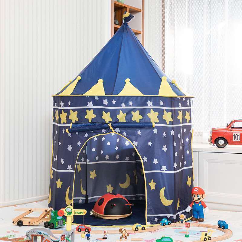 Circus Playhouse Pop up Kids Tent Teepee toy Tent Tipi Tent for Children Castle Baby House Yurt Dome-Touring