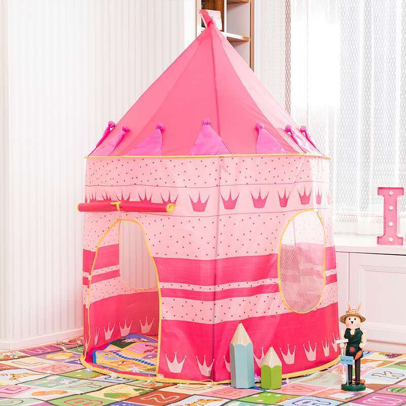 Circus Playhouse Pop up Kids Tent Teepee toy Tent Tipi Tent for Children Castle Baby House Yurt Dome-Touring