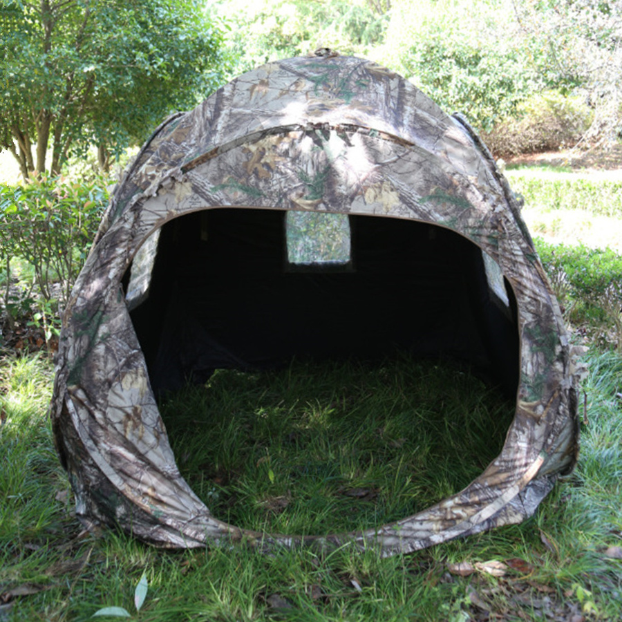 Outdoor Camouflage Real Tree Camping Picnic Pop up Bird Watching Tent Bird Appreciation Amy Tents Field Game House Hidden Tent