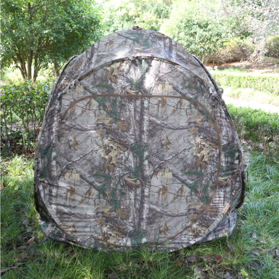 Outdoor Camouflage Real Tree Camping Picnic Pop up Bird Watching Tent Bird Appreciation Amy Tents Field Game House Hidden Tent