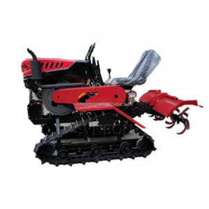 Agricultural Machinery Farm  Tractor Used Tiller Power 25hp Tracked Ride type rotary Cultivator Rotary Tiller for hot sale