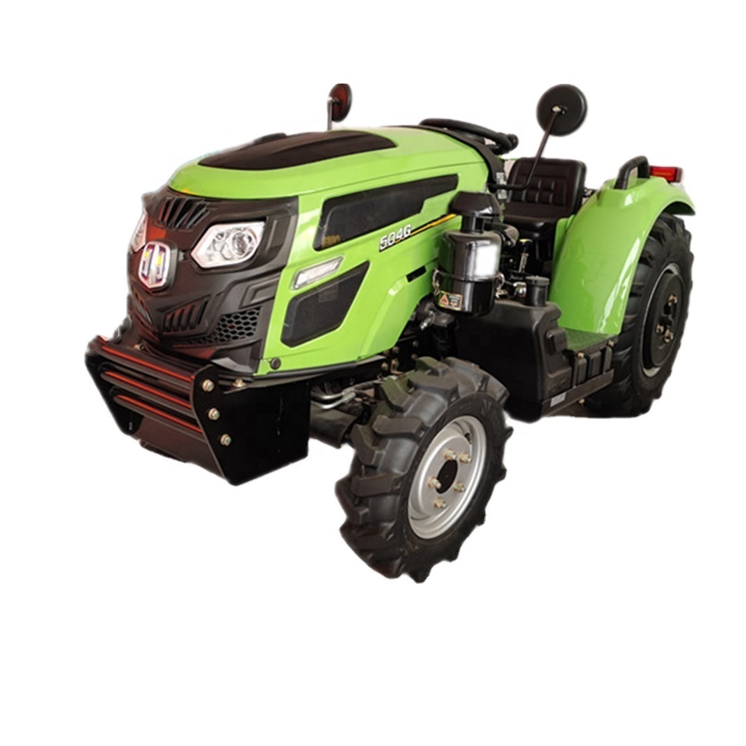 Made in China  factory price  agricultural equipment Farm Machinery traktor 4x4 mini farm 4wd  50HP compact tractor