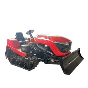 50HP dry land mini cultivator crawler tractor  rotary cultivator