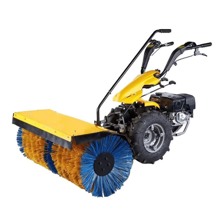 Small Handheld  Professional Tractor  Snow Plow Walk Behind Sidewalk Snowplow Machine