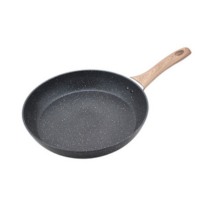 Custom New marble coating fry pan Hot Sale Non-Stick Flat Frying Pan