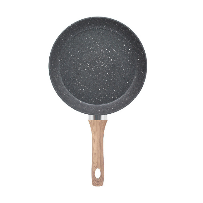 Custom New marble coating fry pan Hot Sale Non-Stick Flat Frying Pan