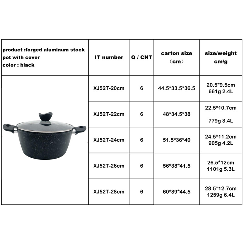 non stick cookware set maifan stone casting stock soup pot cooking set nonstick aluminum stew pot sauce pot with lids