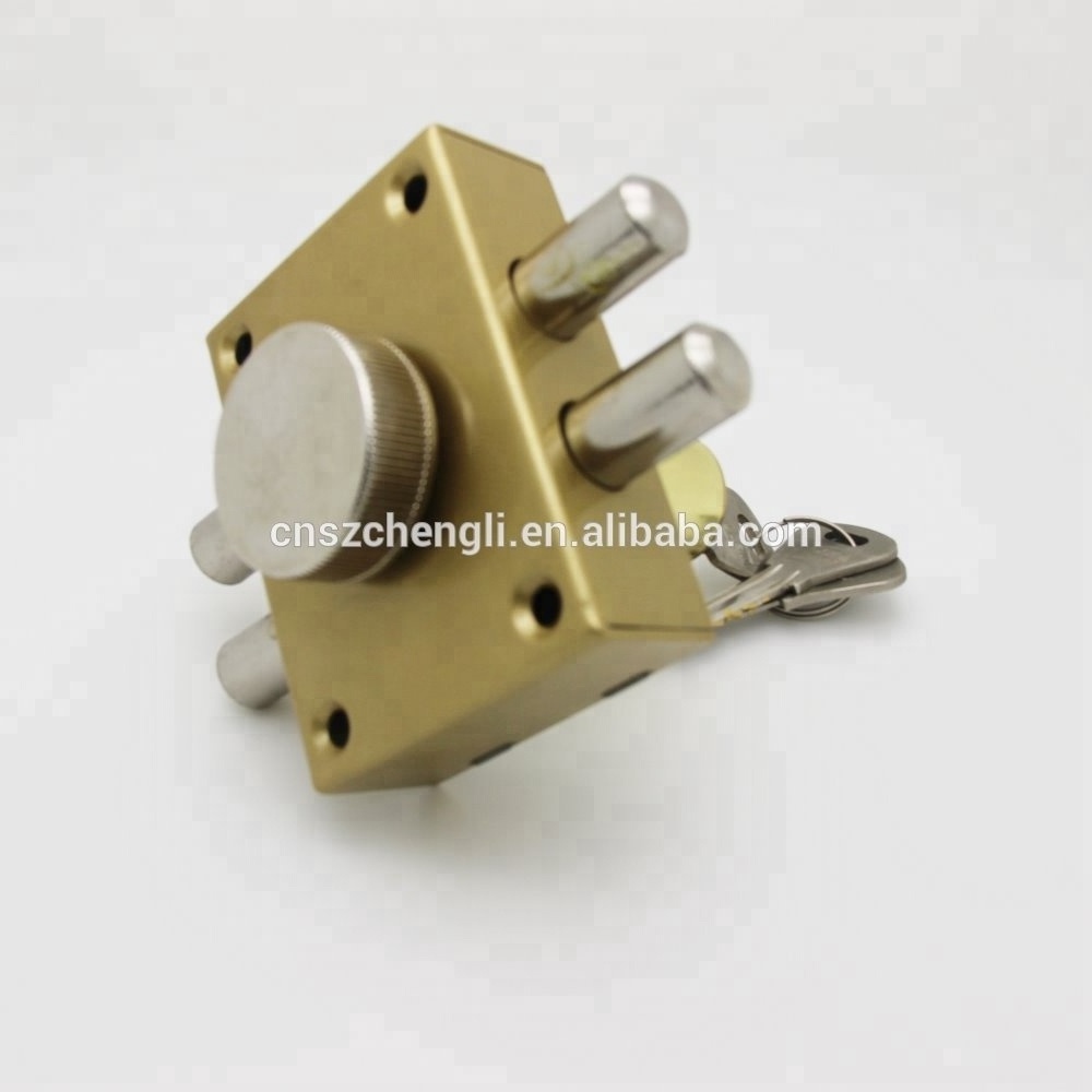 high quality 2 bolts  RIM LOCK 4111 FOR SPAIN MARKET