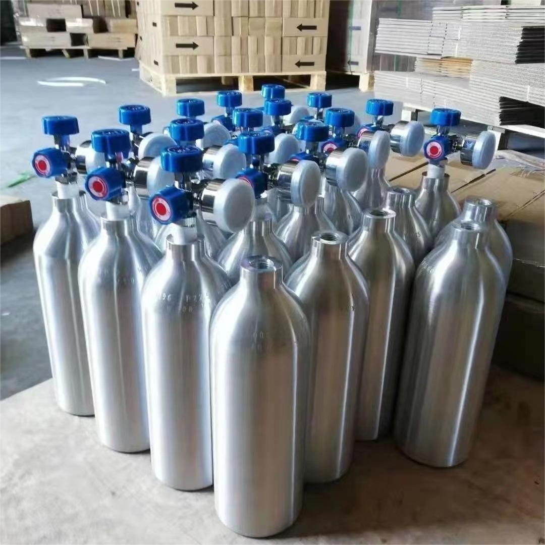 Wholesale Good Price 15l 10l 9l 8l 7l 6l 5l 4l 3l 2l 1l DOT Aluminum Medical Gas Tank Oxygen Cylinder