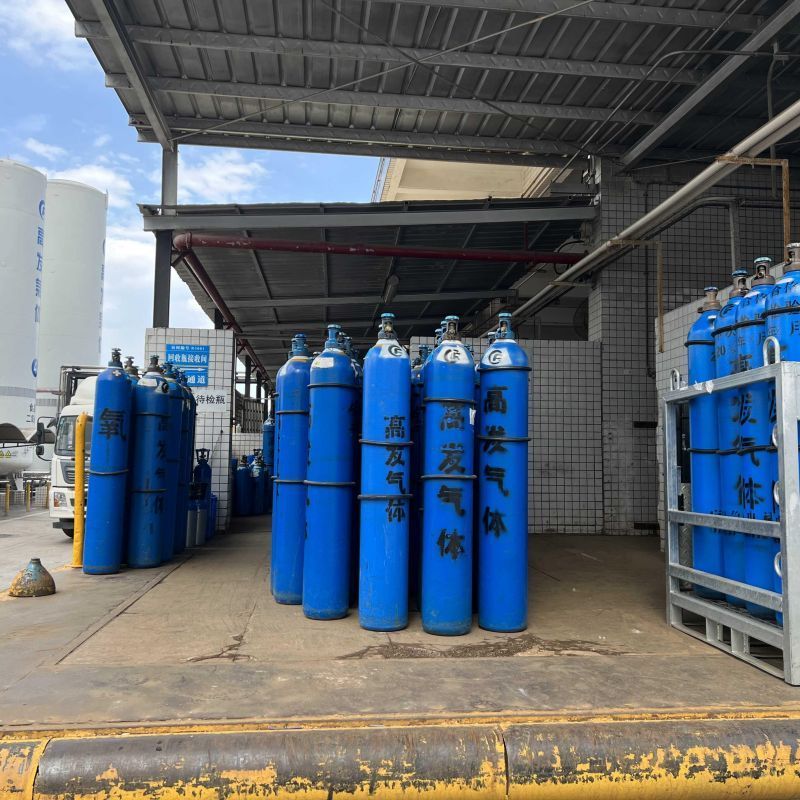 manufactory direct ISO 9809 Tuv Certified Stainless Steel Argon Cylinders 50L composite gas cylinder