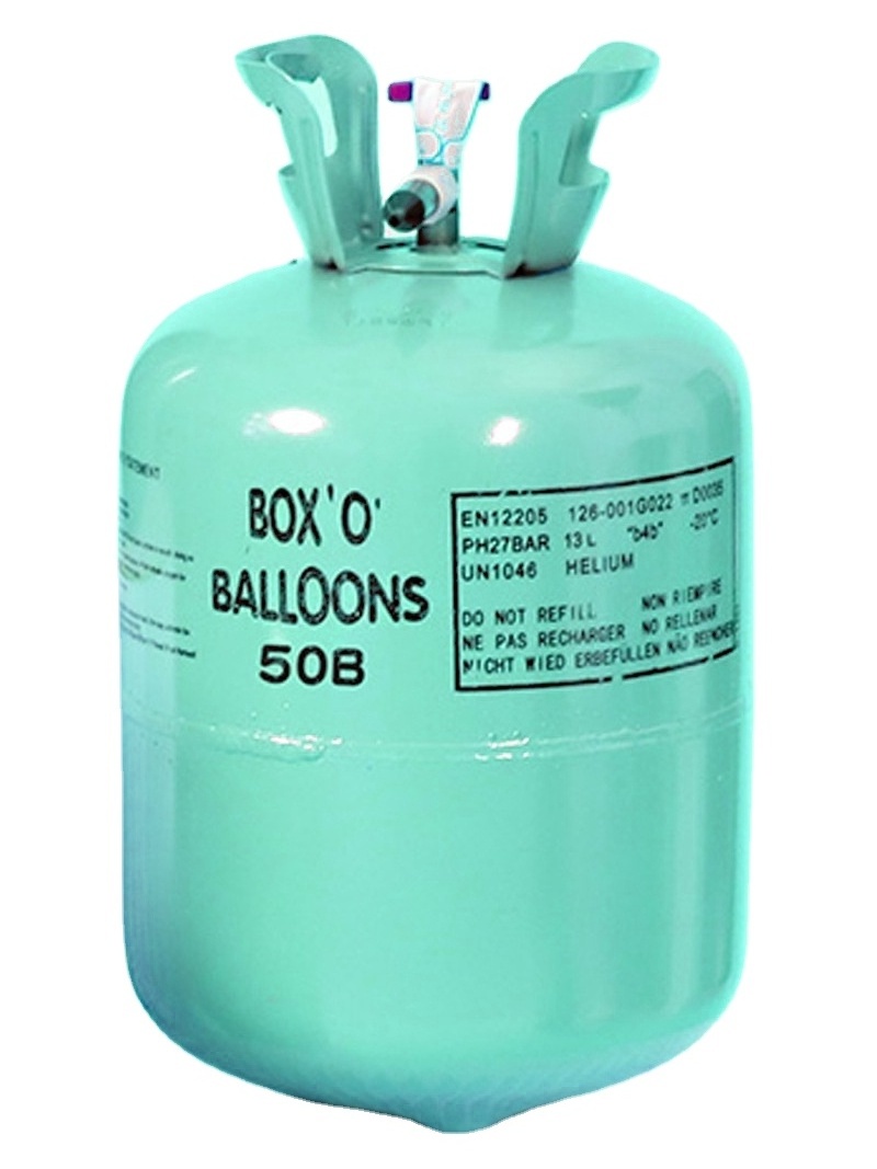 Low Price 13.4l Disposable Helium Cylinder Helium Tank Pure 99.999% 30lb Balloon Helium Gas