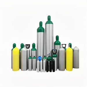 Wholesale Good Price 15l 10l 9l 8l 7l 6l 5l 4l 3l 2l 1l DOT Aluminum Medical Gas Tank Oxygen Cylinder