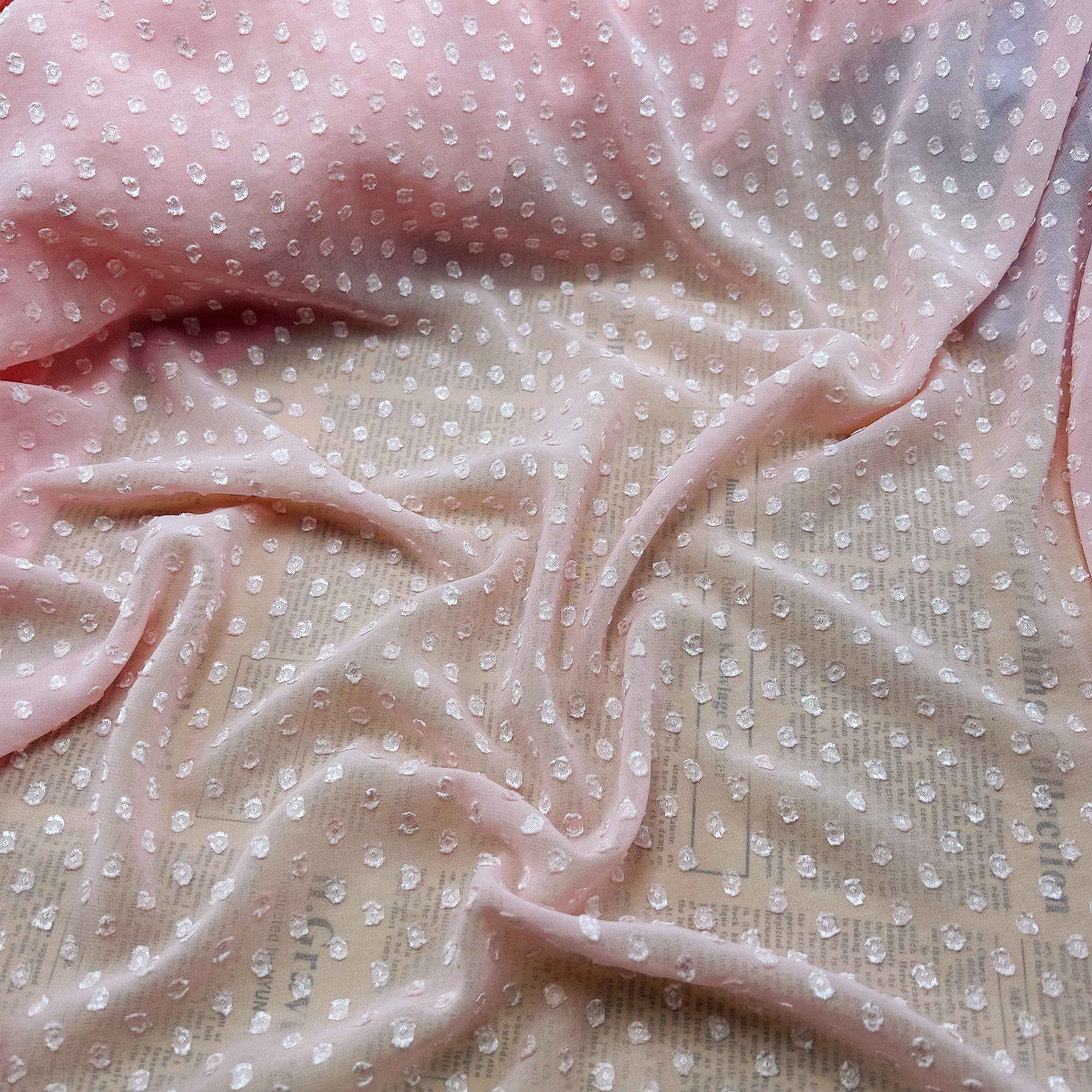 Top quality 100%polyester wrinkle resistant and easy to clean pearl chiffon fabric for clothing