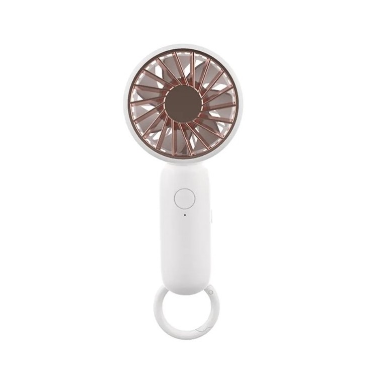 2024 new mountaineering commuting office  outdoor hand-held fan usb mountaineering buckle fan big wind hand-held convenient fan