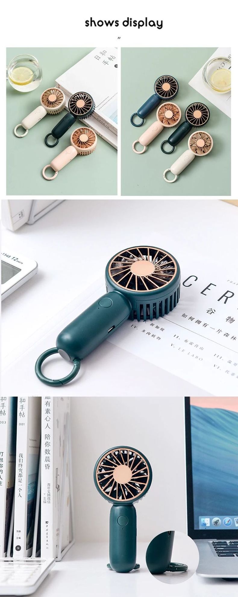 Wholesale Bulk Custom Electric Battery Powered Mini Small Handheld Fans Usb Rechargeable Portable Hand Held Mini Fan