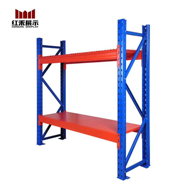 Hong He 5-Tier Red Rivet Shelf Muscle Rack Boltless Shelving