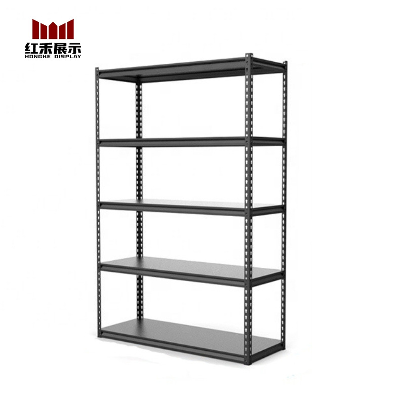 Hong He 5-Tier Red Rivet Shelf Muscle Rack Boltless Shelving