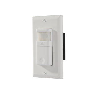 Motion Detector Light Switch, In Wall Occupancy Vacancy Sensor Switch 150W LED 480W Tungsten W/ Wall Plates, No Neutral Wire