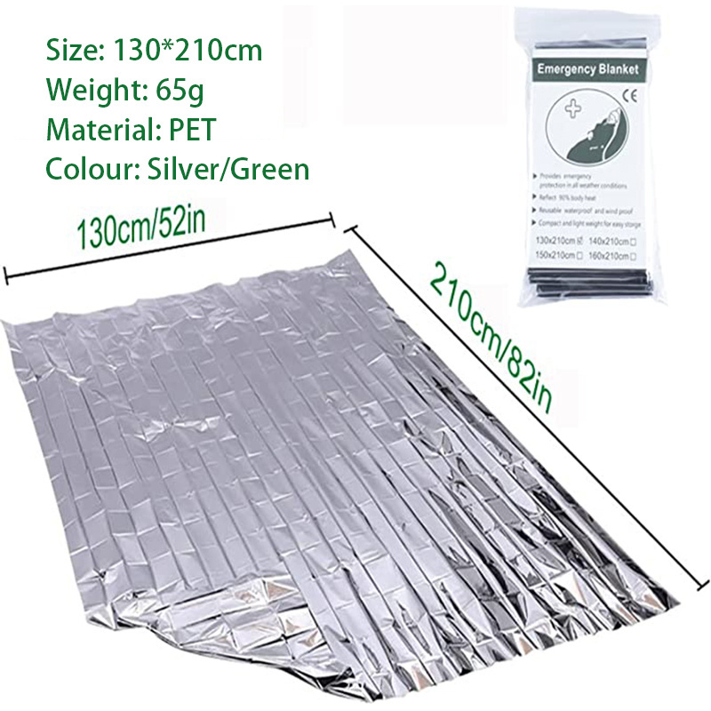 custom logo wholesale mylar  outdoor emergency insulation blanket