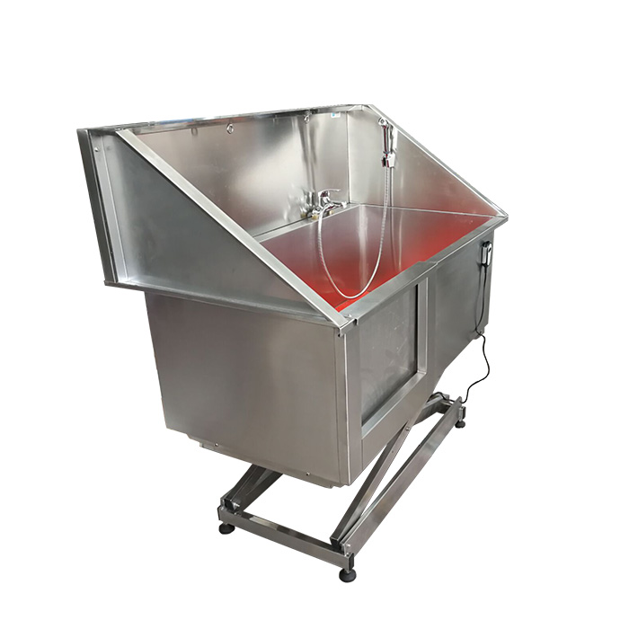 Automatic Lift pet dog grooming bath tub stainless steel bathtub